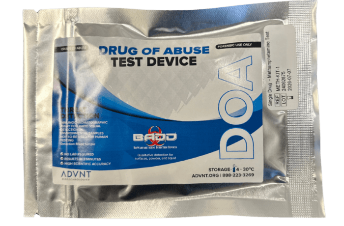 Methamphetamine Threat Detection Test Kit - 10/BX