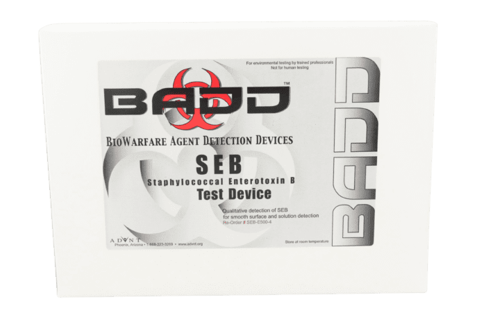 BADD SEB Biowarfare Detection Test Kit- 10 Kits/Bx