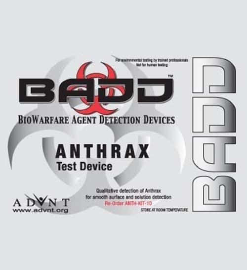 BADD Anthrax Biowarfare Detection Test Kits- 10/Bx - Image 6