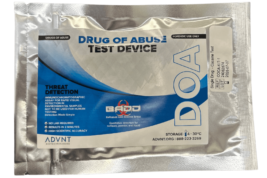 DOA- Cocaine Threat Detection Test Kits - 10/Bx - Image 2