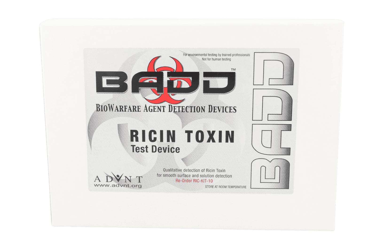 BADD Ricin Toxin Biowarfare Detection Test Kits- 10/Bx