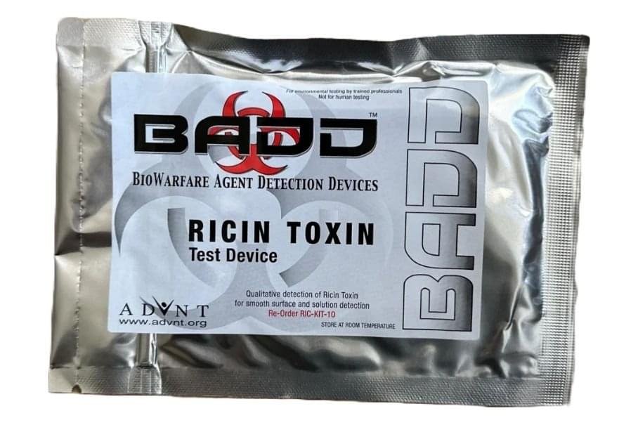 BADD Ricin Toxin Biowarfare Detection Test Kit – 1/kit